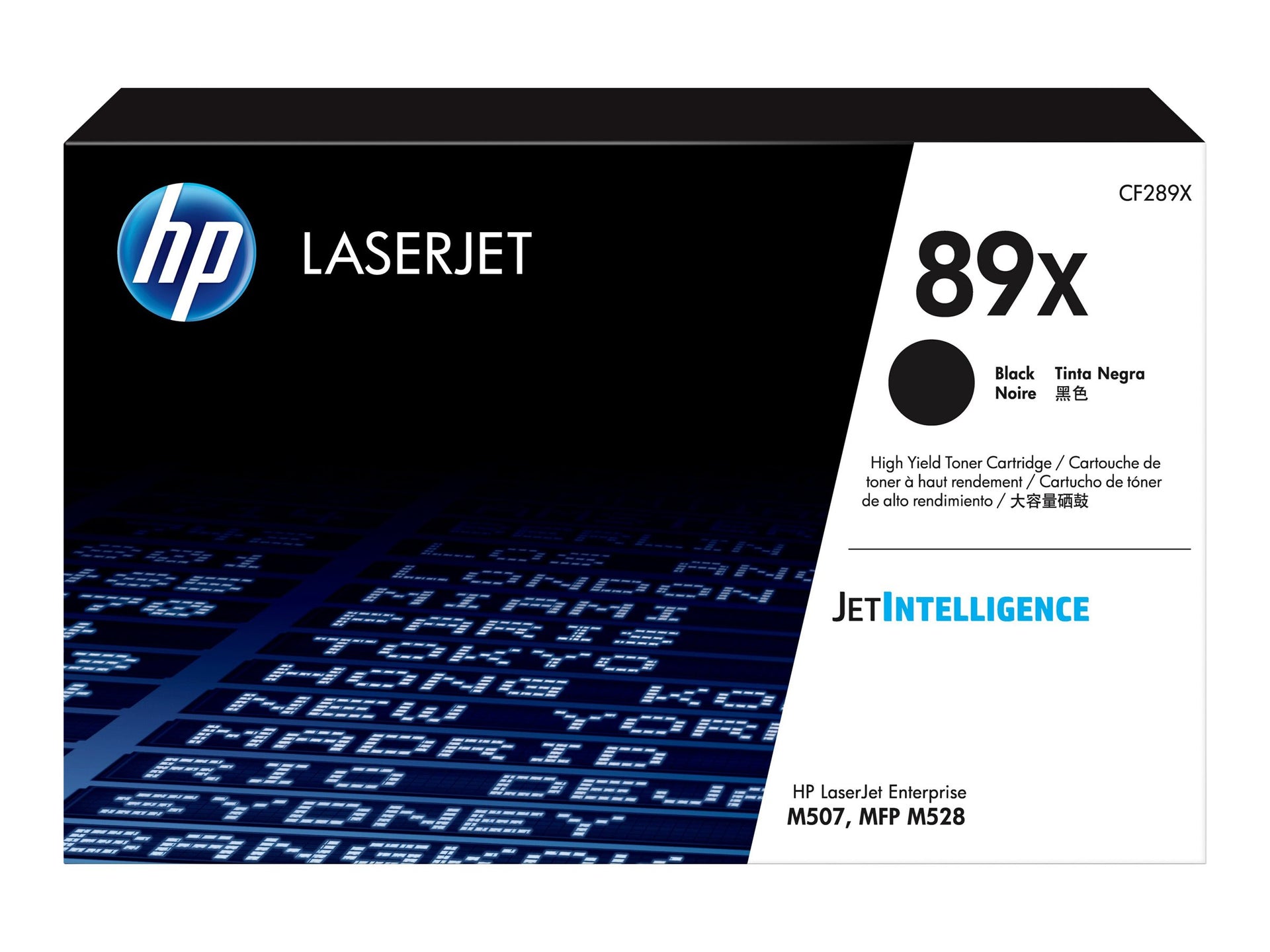 HP 89X - Gran capacidad - negro - original - LaserJet - cartucho de tóner (CF289X)