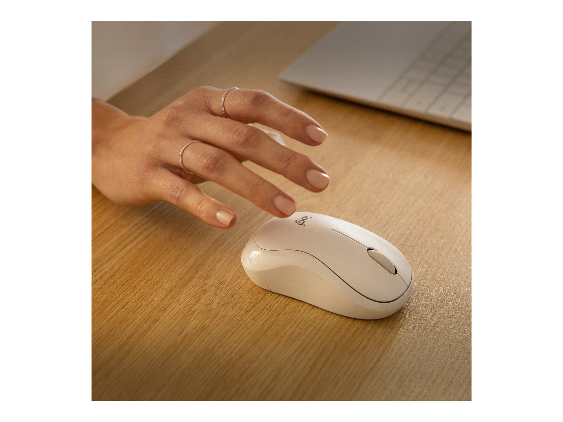 Logitech M240 Silent Bluetooth Mouse, Compact, Portable, Smooth Tracking, Off-white - Ratón - 3 botones - inalámbrico - Bluetooth - blanco hueso-11