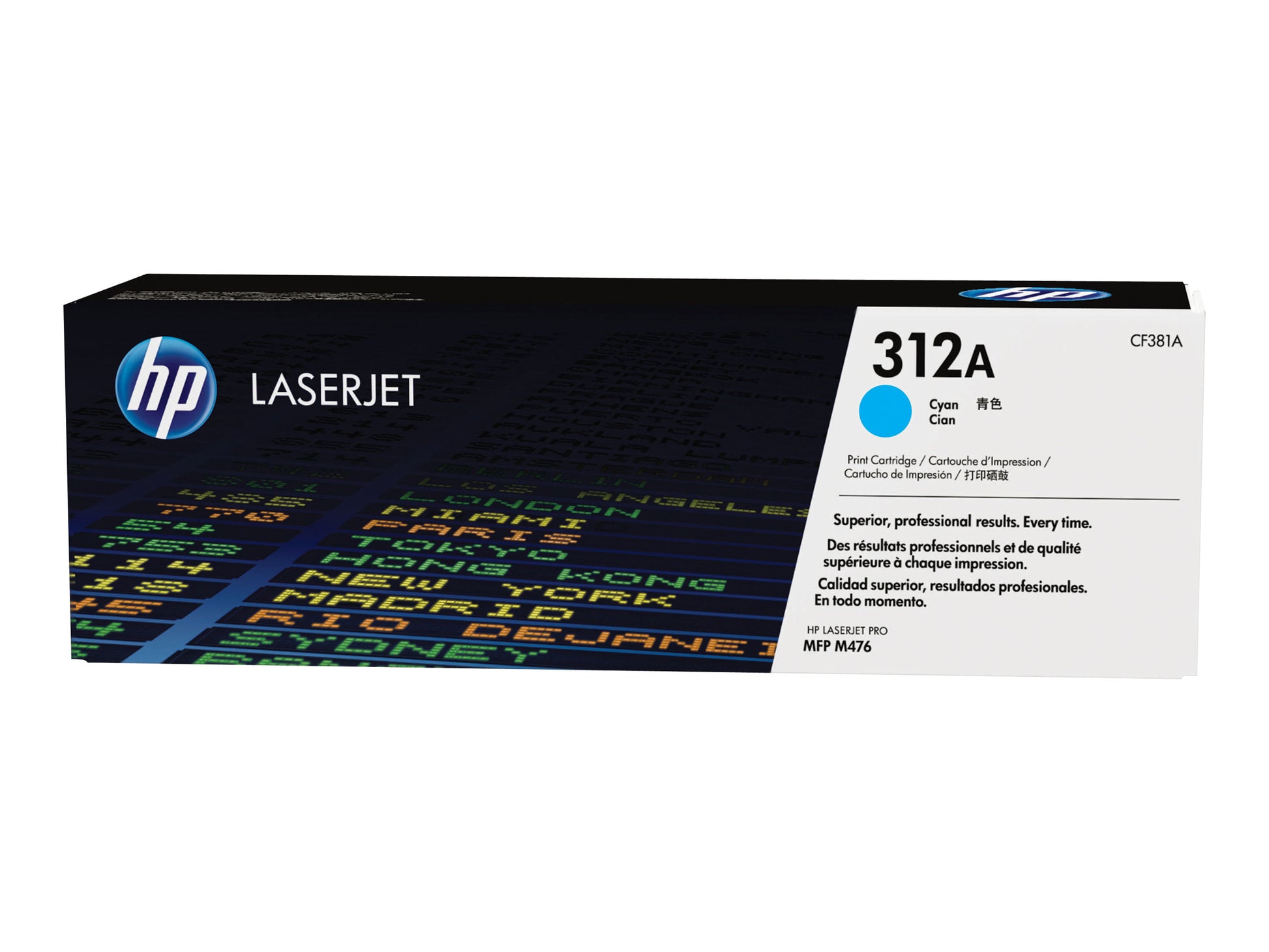 HP 312A - Cián - original - LaserJet - cartucho de tóner (CF381A) - para Color LaserJet Pro MFP M476dn, MFP M476dw, MFP M476nw-3