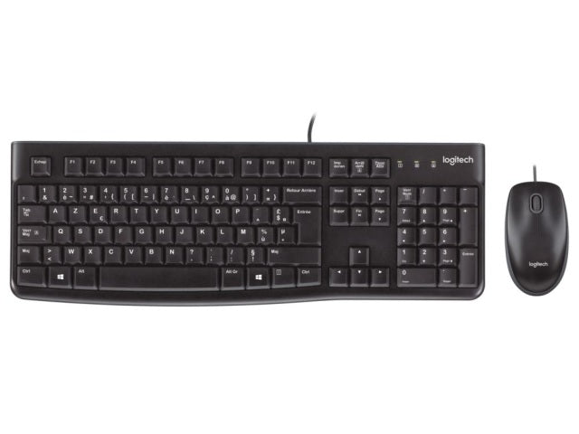 Logitech Desktop MK120 - Juego de teclado y ratón - USB-3