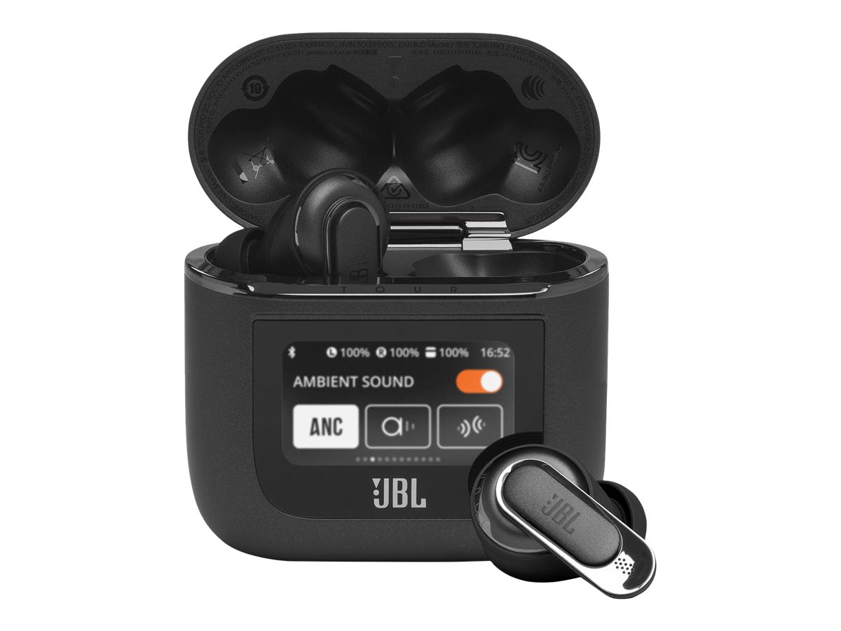 JBL Tour Pro 2 - Auriculares inalámbricos con micro - en oreja - Bluetooth - cancelación de sonido activo - negro-11