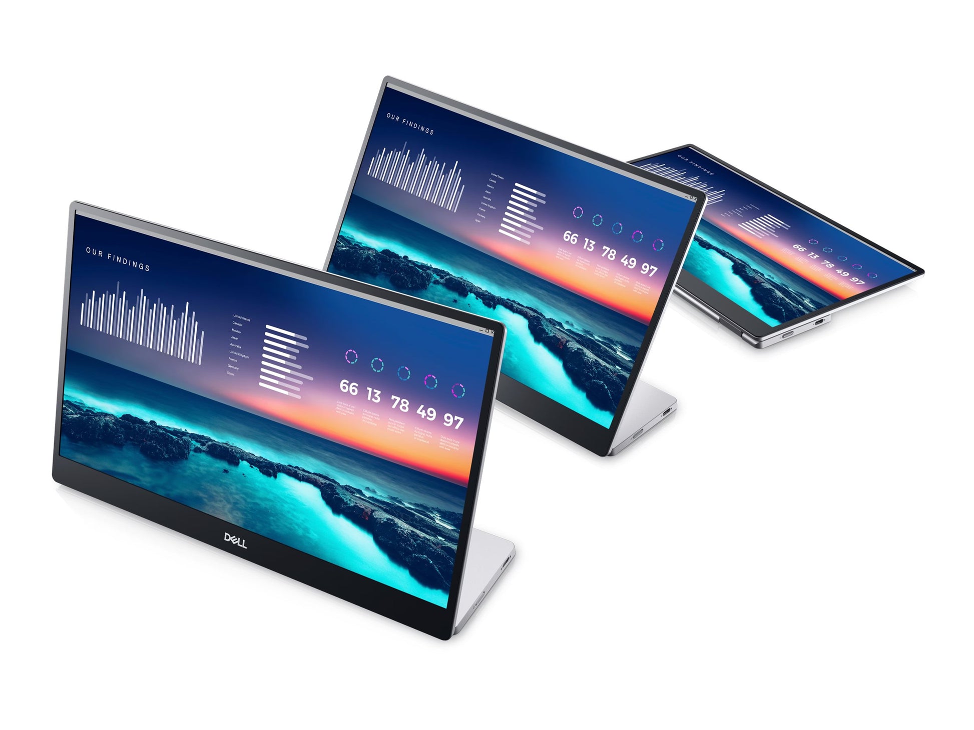 Dell P1424H - Monitor LED - 14" - portátil - 1920 x 1080 Full HD (1080p) - IPS - 300 cd/m² - 700:1 - 6 ms - 2xUSB-C - BTO - con 3 años de servicio de intercambio avanzado y garantía de hardware limitada-9