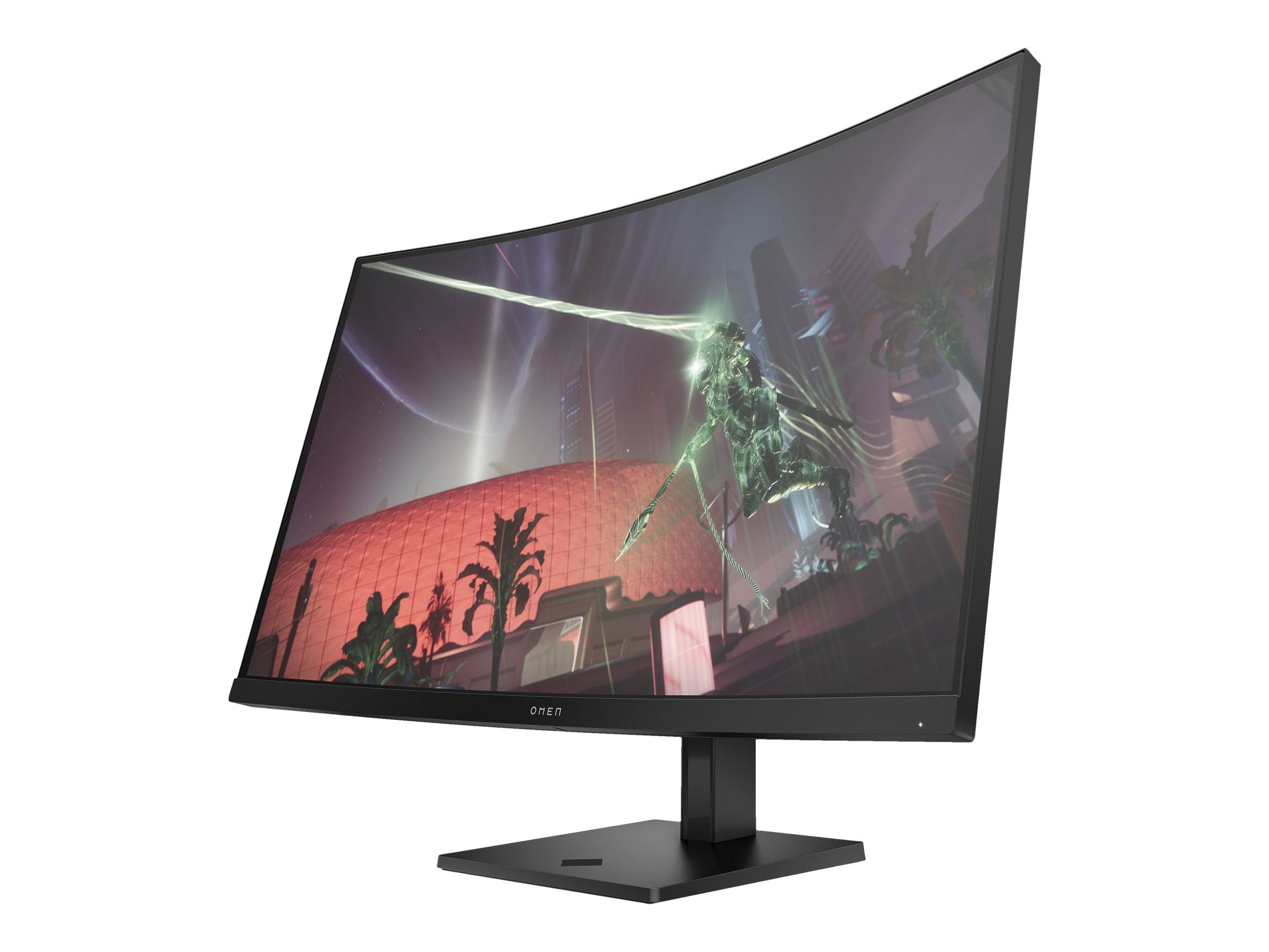 OMEN by HP 32c - Monitor LED - gaming - 31.5" - 2560 x 1440 QHD @ 165 Hz - VA - 400 cd/m² - 3000:1 - 1 ms - 2xHDMI, DisplayPort-8