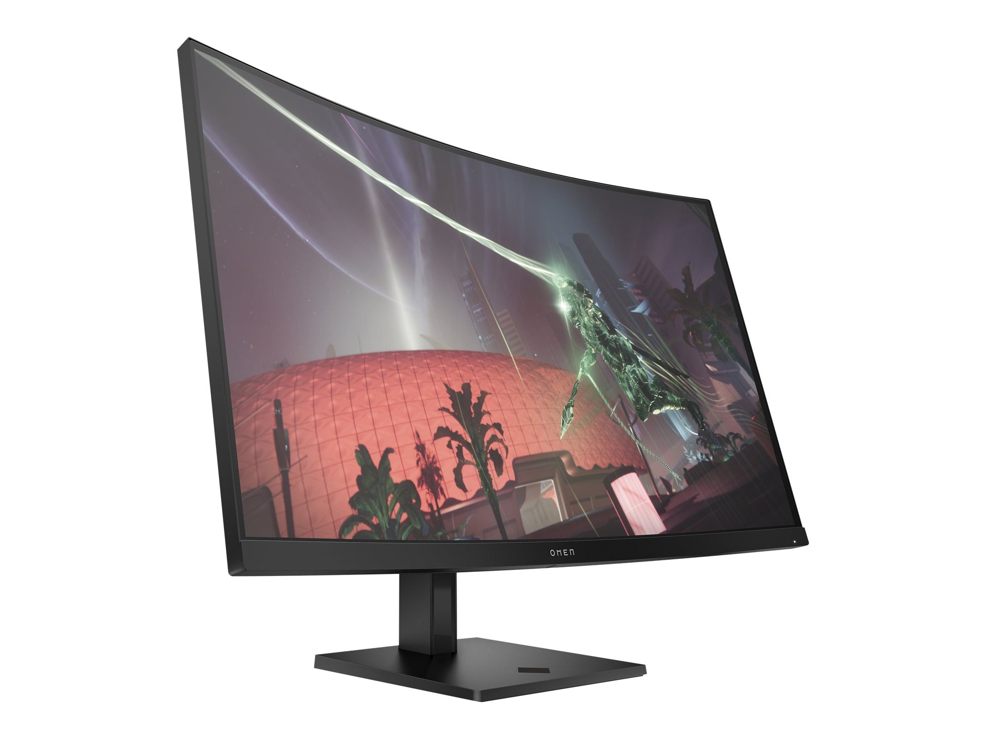 OMEN by HP 32c - Monitor LED - gaming - 31.5" - 2560 x 1440 QHD @ 165 Hz - VA - 400 cd/m² - 3000:1 - 1 ms - 2xHDMI, DisplayPort-13