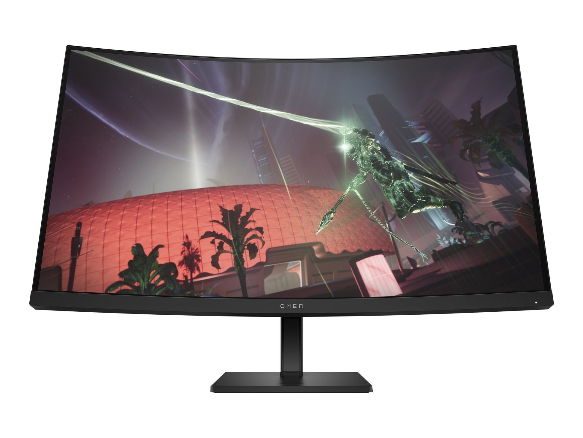 OMEN by HP 32c - Monitor LED - gaming - 31.5" - 2560 x 1440 QHD @ 165 Hz - VA - 400 cd/m² - 3000:1 - 1 ms - 2xHDMI, DisplayPort-16