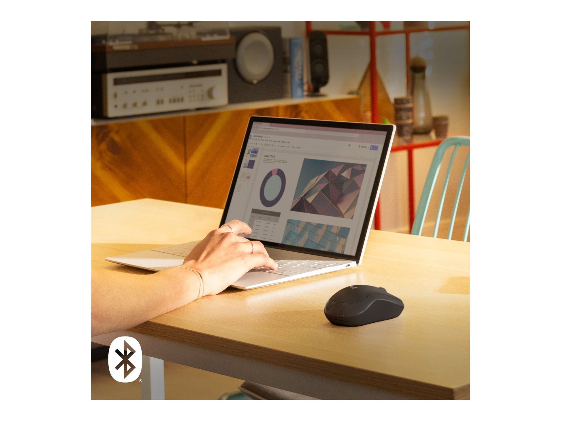 Logitech M240 Silent Bluetooth Mouse, Compact, Portable, Smooth Tracking, Graphite - Ratón - inalámbrico - Bluetooth - grafito-3