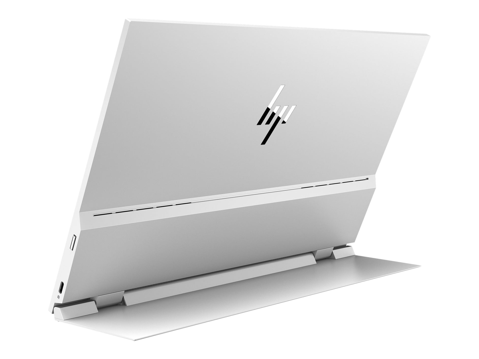 HP E14 G4 Portable - Monitor LED - 14" - portátil - 1920 x 1080 Full HD (1080p) @ 60 Hz - IPS - 400 cd/m² - 800:1 - 5 ms - 2xUSB-C - soporte plateado - para HP EliteBook 745 G5, 830 G5, 830 G6, 840 G5, 840 G6-20