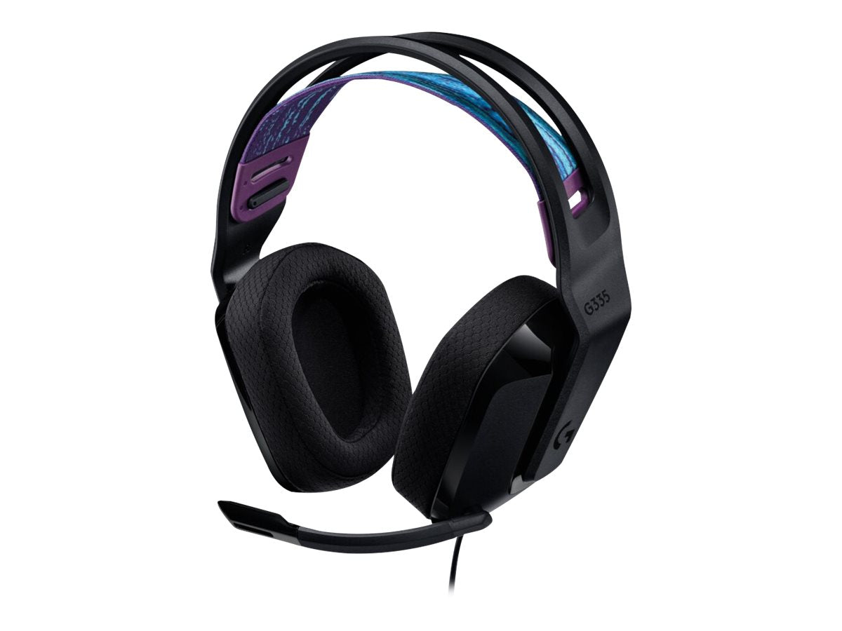 Logitech G G335 Wired Gaming Headset - Auricular - tamaño completo - cableado - conector de 3,5 mm - negro - certificado Discord-4
