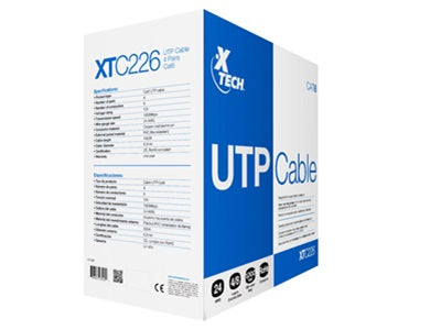 Xtech - Network cable - Unshielded twisted pair (UTP) - 305 m - Gray - CAT6 24 AWG XTC-226-1