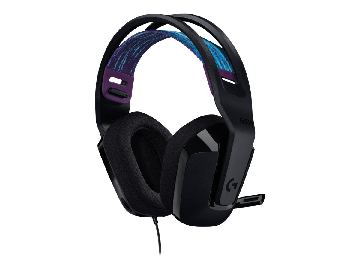 Logitech G G335 Wired Gaming Headset - Auricular - tamaño completo - cableado - conector de 3,5 mm - negro - certificado Discord-7