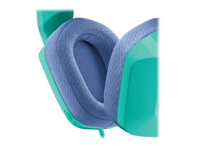 Logitech G G335 Wired Gaming Headset - Auricular - tamaño completo - cableado - conector de 3,5 mm - menta - certificado Discord-7