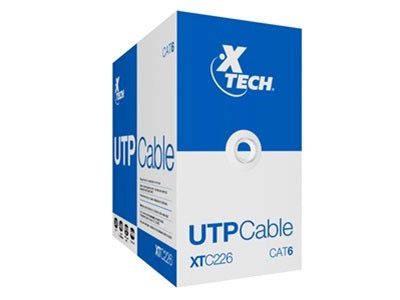 Xtech - Network cable - Unshielded twisted pair (UTP) - 305 m - Gray - CAT6 24 AWG XTC-226-2