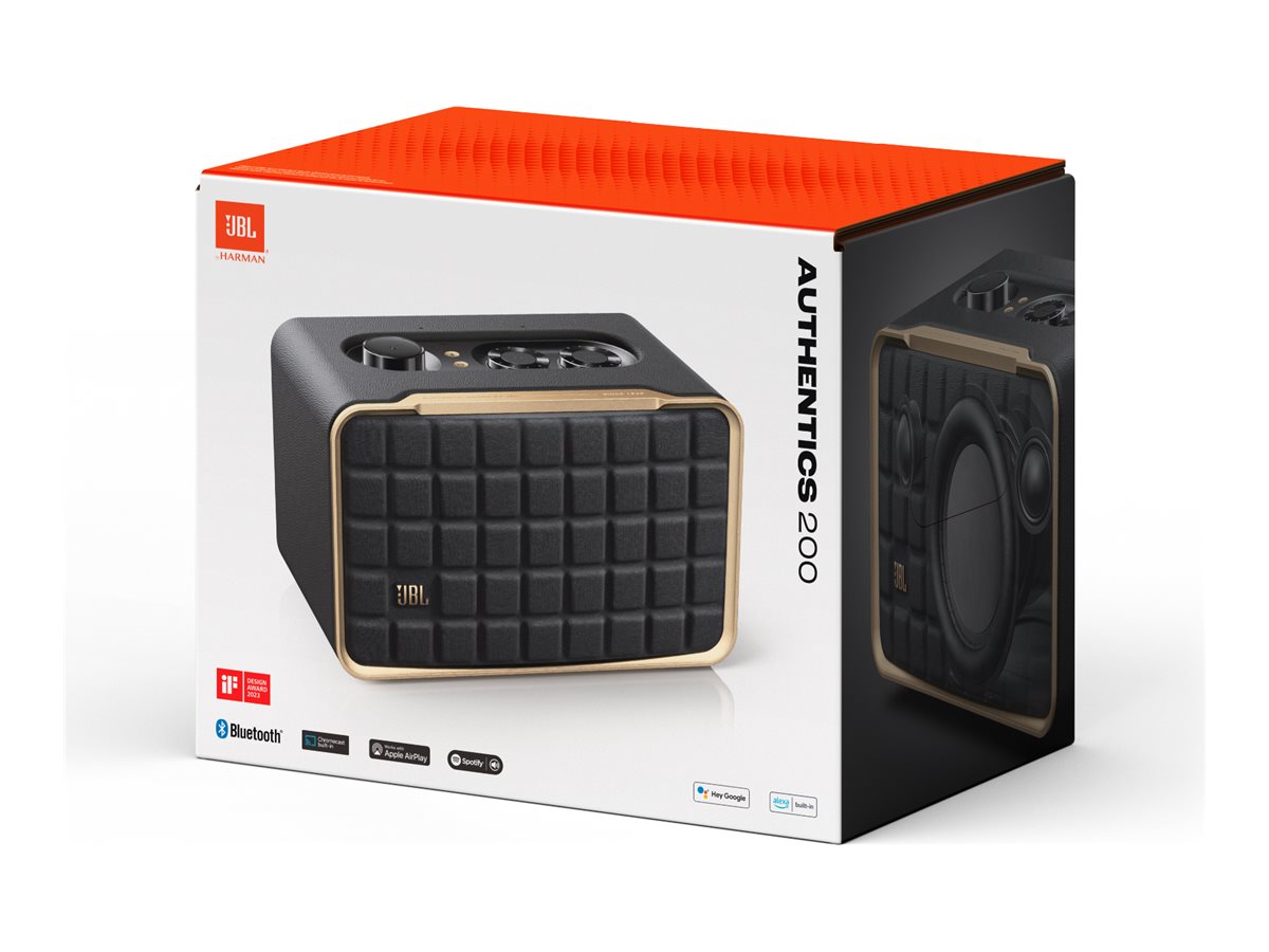 JBL Authentics 200 - Altavoz inteligente - para uso portátil - canal 2.0 - Bluetooth, Wi-Fi 6 - controlado por aplicación - 2 vías - negro-17