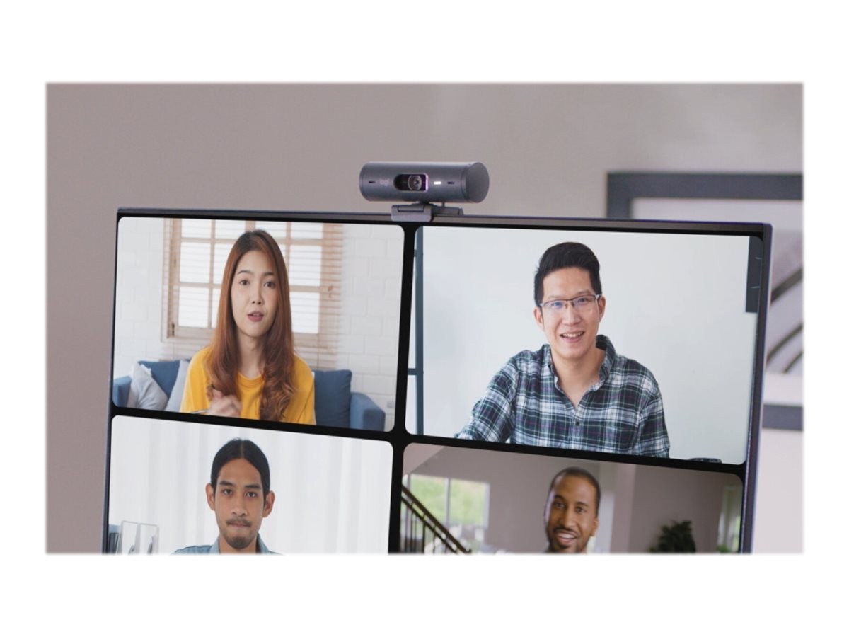 Logitech BRIO 500 - Webcam - color - 4 MP - 1920 x 1080 - 1080p, 720p - audio - USB-C-12