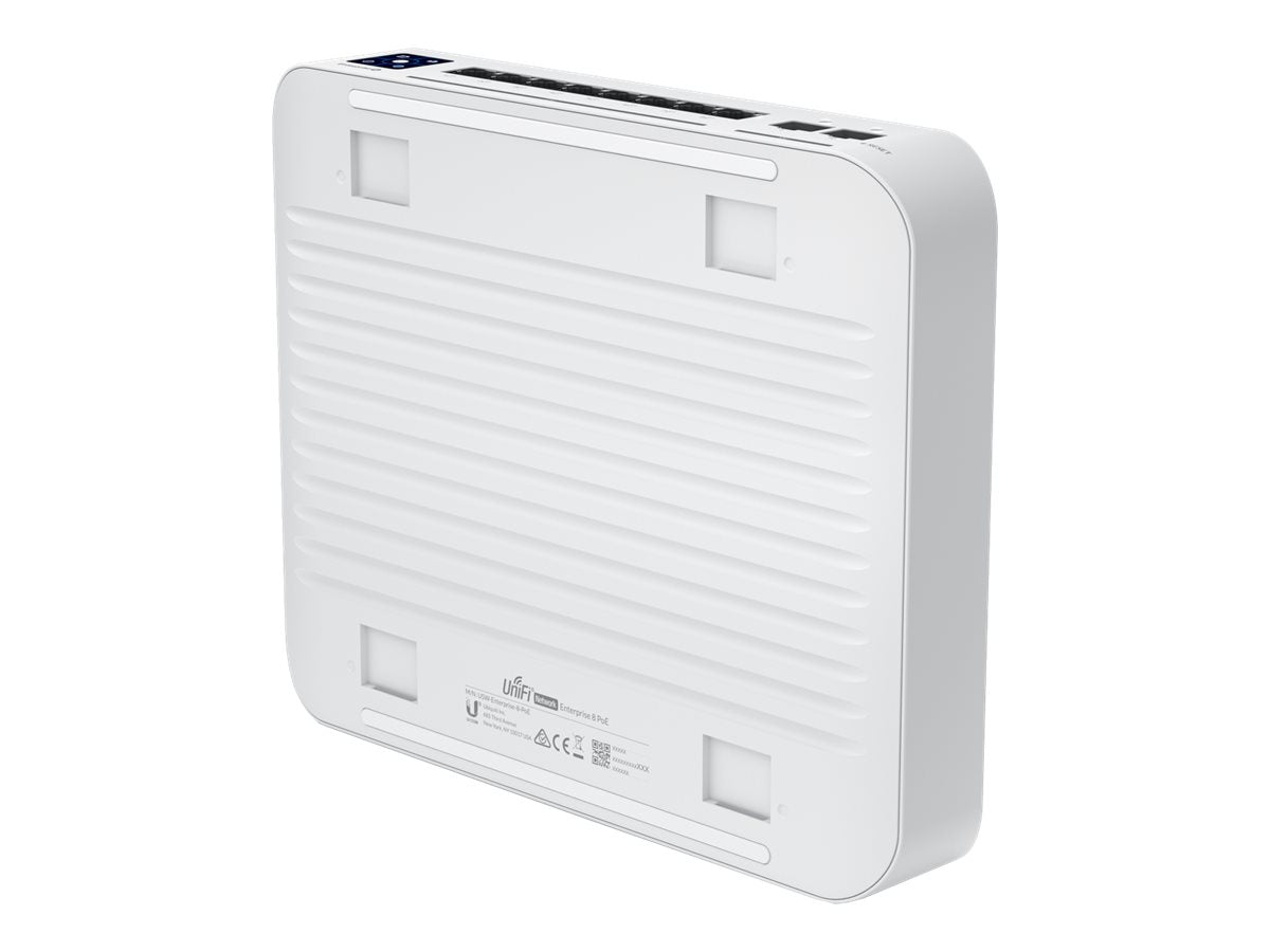 Ubiquiti UniFi Enterprise - Conmutador - L3 - Gestionado - 8 x 10/100/1000/2.5G (PoE+) + 2 x 1 Gigabit / 10 Gigabit SFP+ (enlace ascendente) - sobremesa - PoE+ (120 W)-3