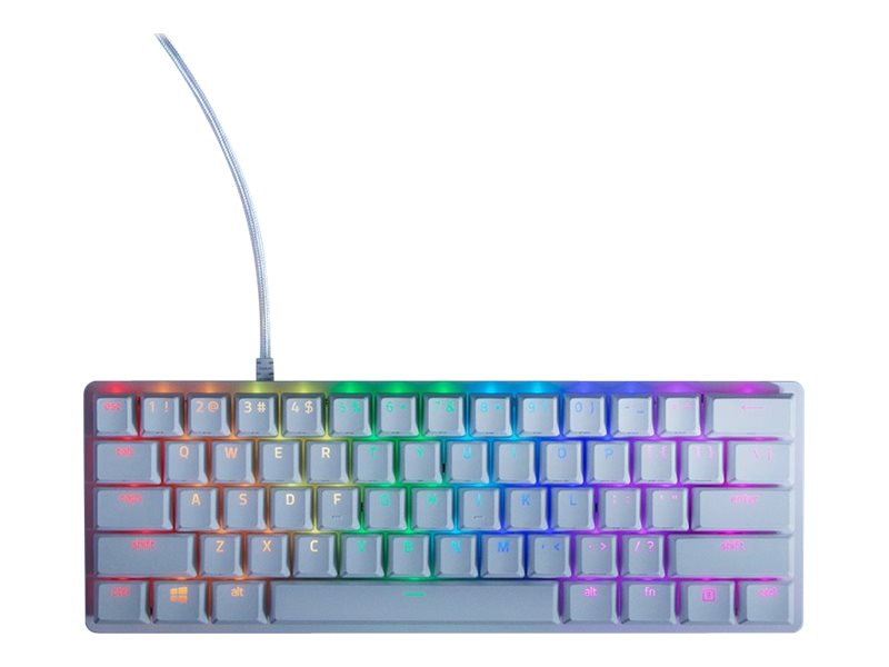 Razer Huntsman Mini - Teclado - retroiluminación - USB - EE. UU. - interruptor: Razer Clicky Optical Purple - mercurio-11