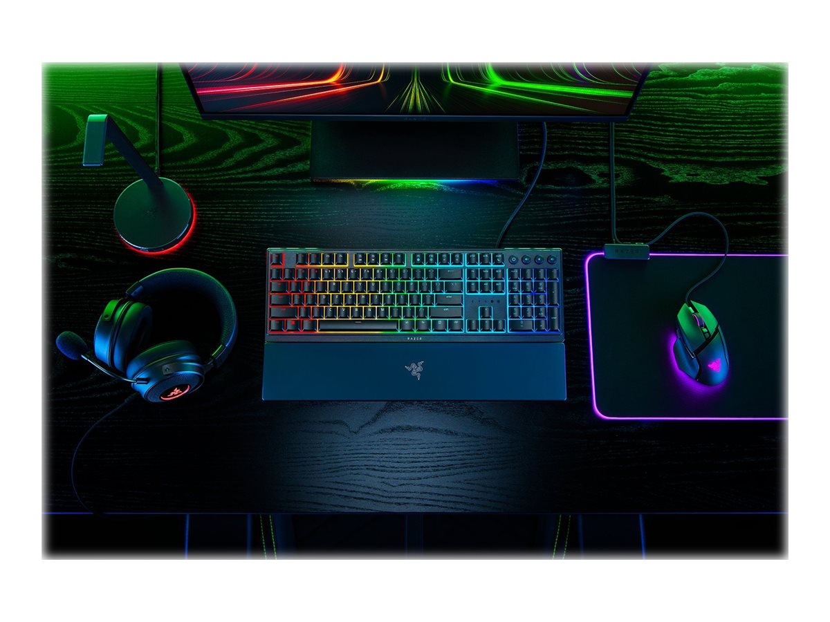 Razer Ornata V3 - Teclado - perfil bajo - retroiluminación - QWERTY - EE. UU.-18