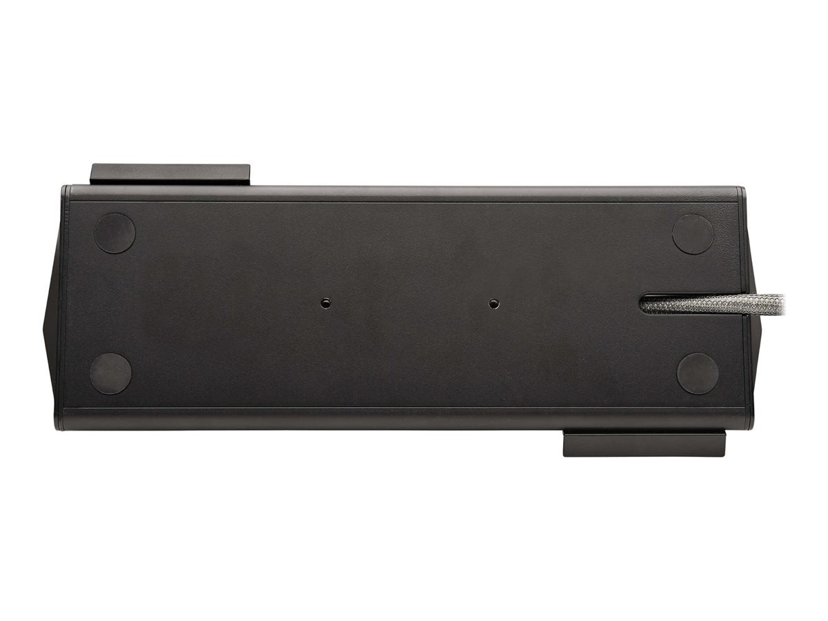 Eaton Tripp Lite Series Safe-IT 6-Port USB Charging Station - 2x USB-C 60W, 4x USB-A, 2x 5-15R, Wireless Charging, 1000 Joules, 10 ft. Cord, Antimicrobial Protection - Estación de carga - 12 A - CA 120 V - conectores de salida: 2 - negro-9