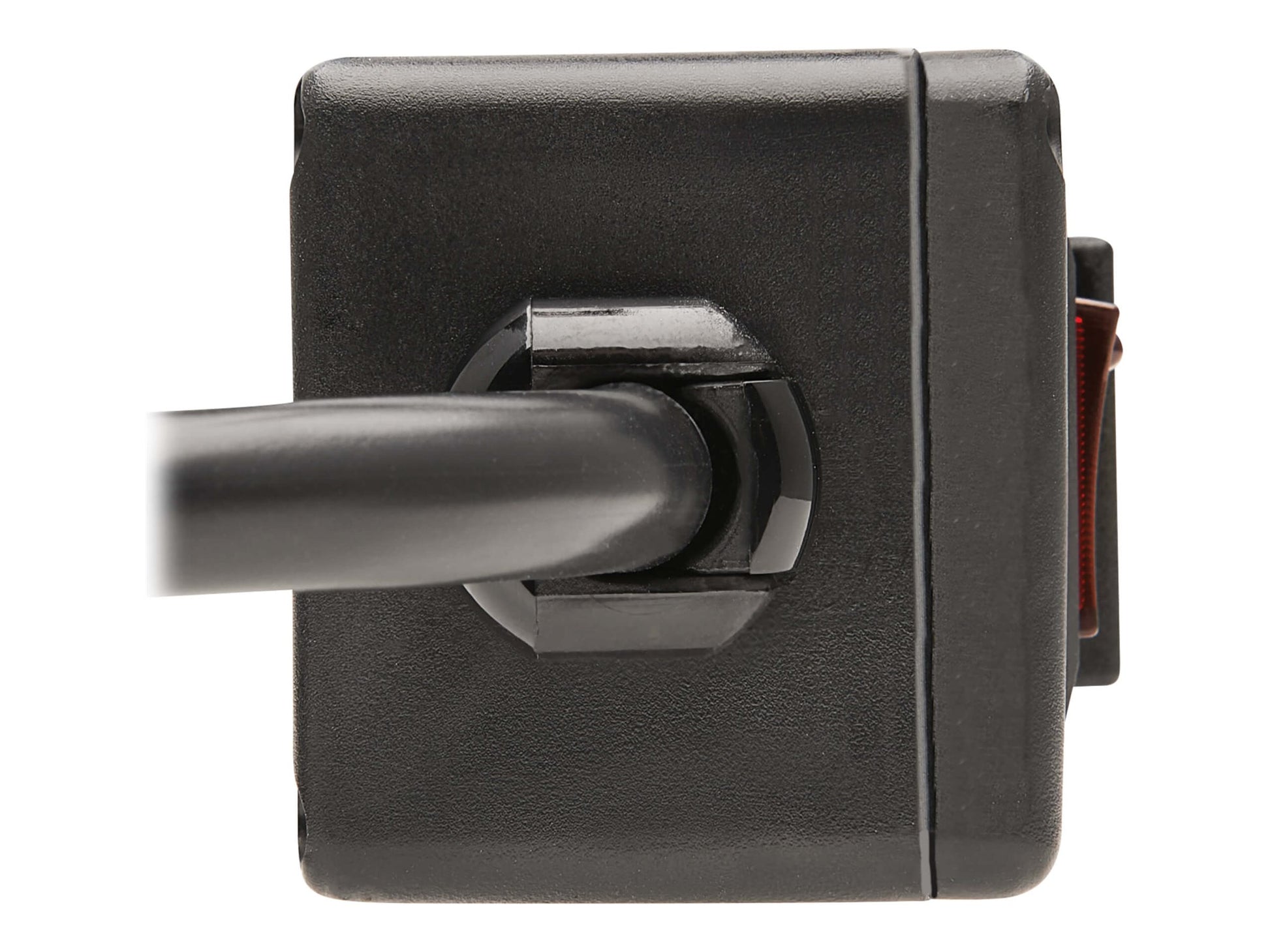 Eaton Tripp Lite Series Safe-IT 6-Outlet Surge Protector - 10 ft. Spiral Cord, 5-15P Plug, 300 Joules, Antimicrobial Protection, Black - Protector contra sobretensiones - 15 A - CA 120 V - conectores de salida: 6 - 3.05 m cable - negro-11