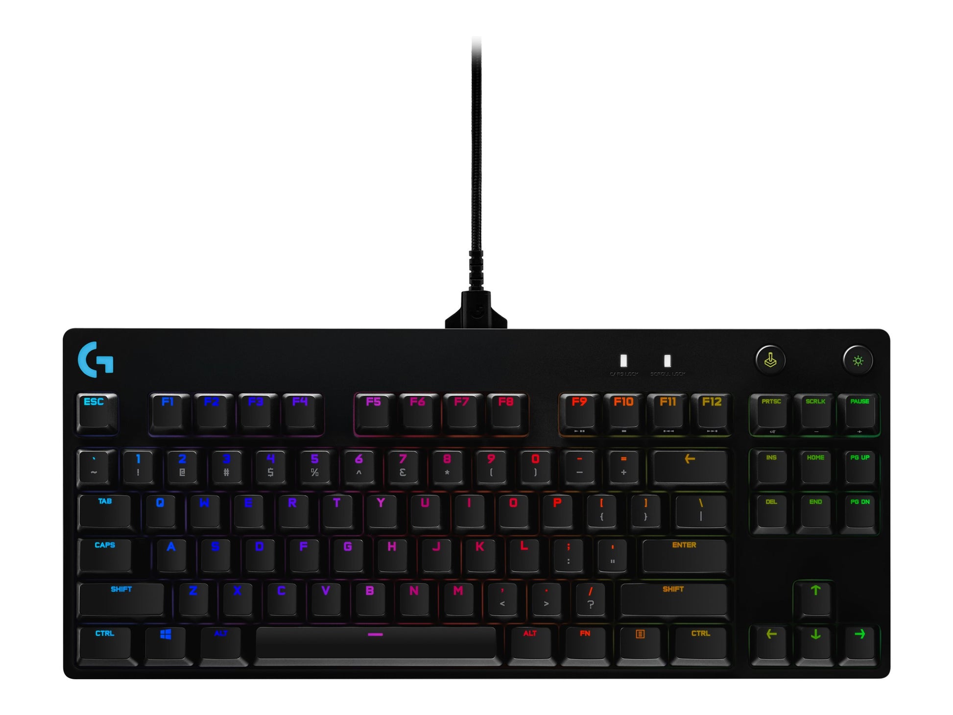 Logitech G Pro Mechanical Gaming Keyboard - Teclado - retroiluminación - USB - interruptor: GX Blue Clicky - negro-2