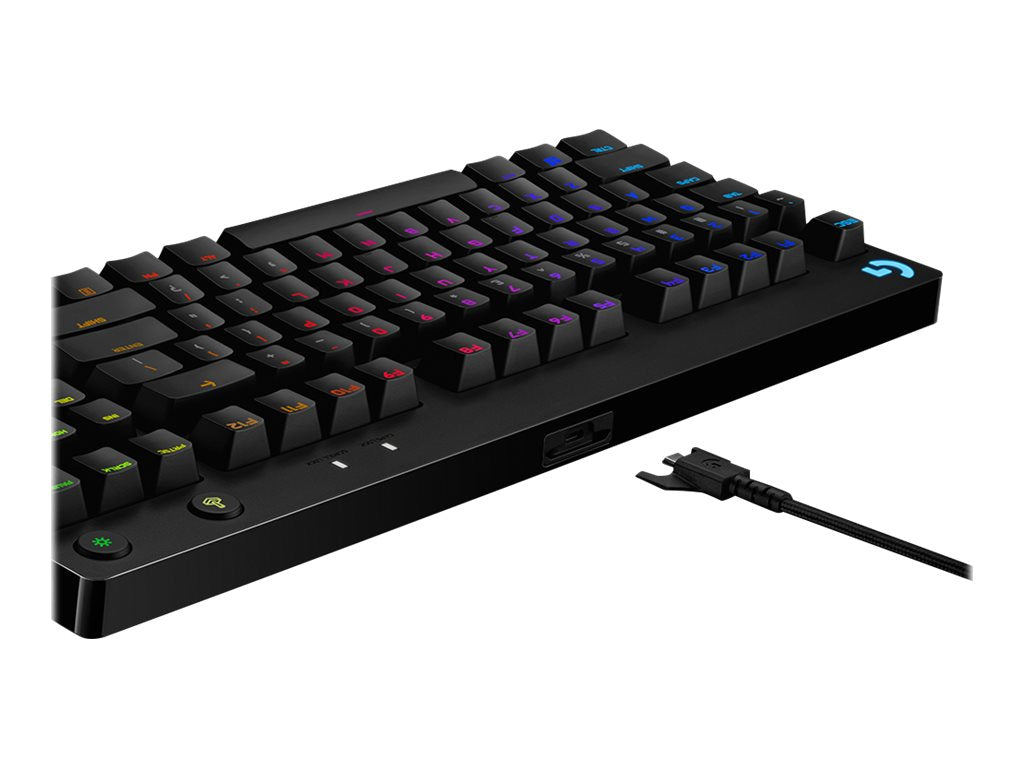 Logitech G Pro Mechanical Gaming Keyboard - Teclado - retroiluminación - USB - interruptor: GX Blue Clicky - negro-4