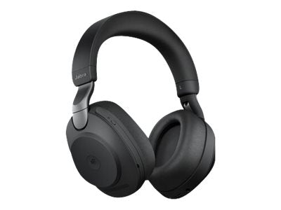 Jabra Evolve2 85 MS Stereo - Auricular - tamaño completo - Bluetooth - inalámbrico, cableado - cancelación de sonido activo - conector de 3,5 mm - aislamiento de ruido - negro - Certificado para Equipos de Microsoft