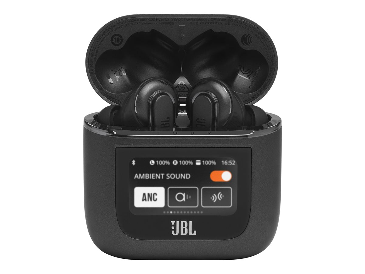 JBL Tour Pro 2 - Auriculares inalámbricos con micro - en oreja - Bluetooth - cancelación de sonido activo - negro-5