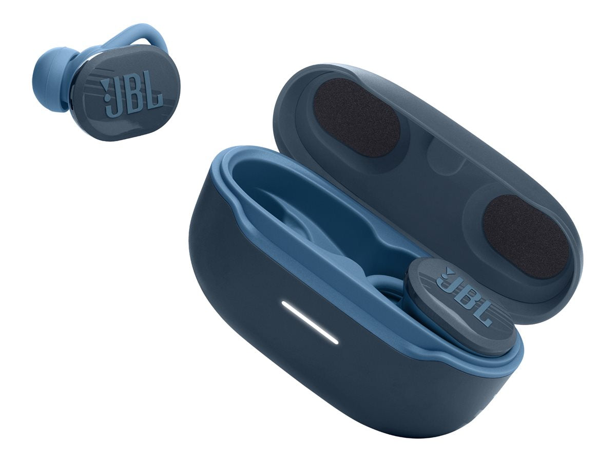 JBL Endurance Race - Auriculares inalámbricos con micro - en oreja - Bluetooth - azul-4