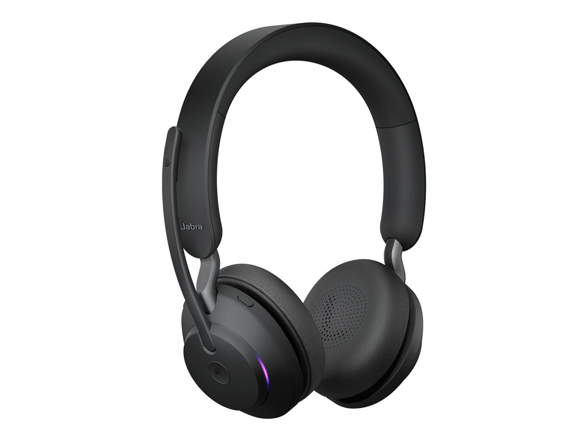 Jabra Evolve2 65 MS Stereo - Auricular - en oreja - Bluetooth - inalámbrico - USB-A - aislamiento de ruido - negro - Certificado para Equipos de Microsoft-8