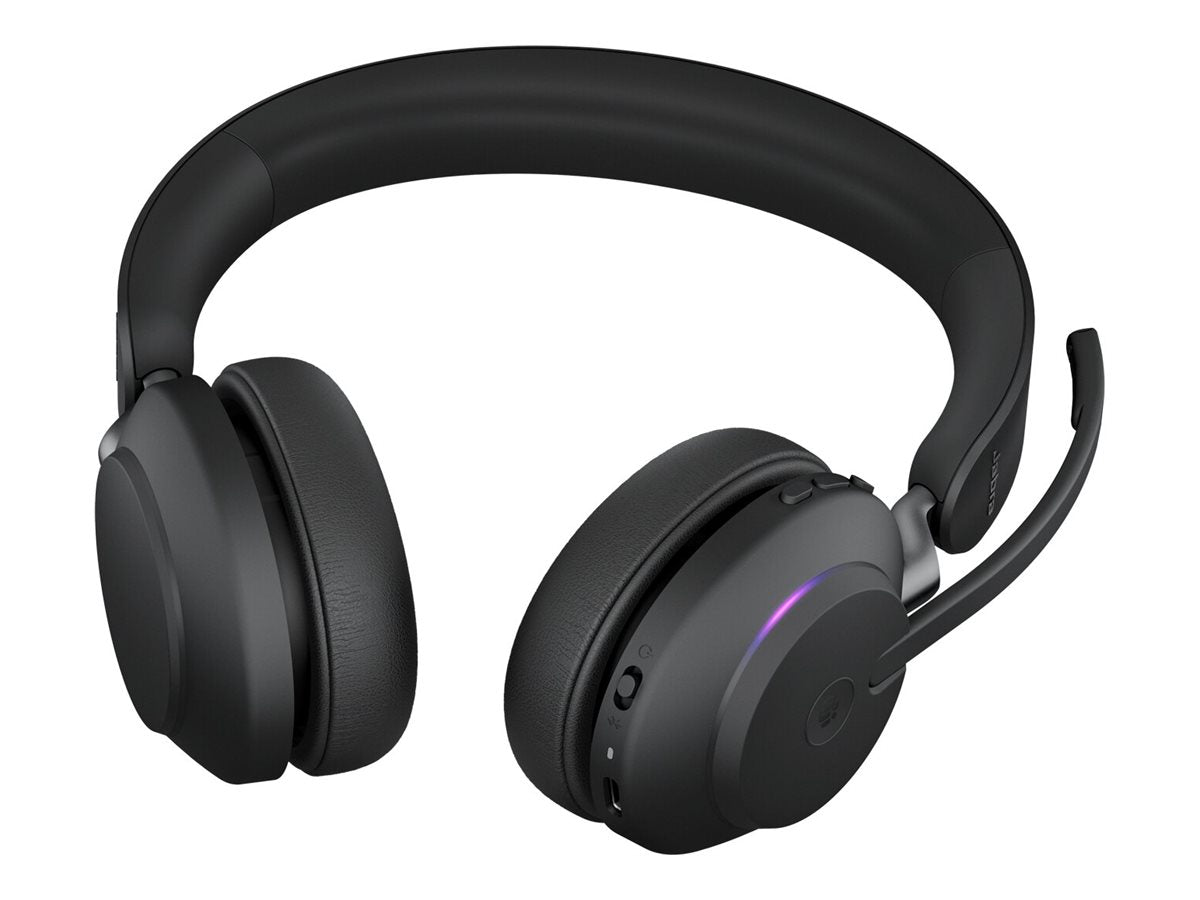 Jabra Evolve2 65 MS Stereo - Auricular - en oreja - Bluetooth - inalámbrico - USB-A - aislamiento de ruido - negro - Certificado para Equipos de Microsoft-11