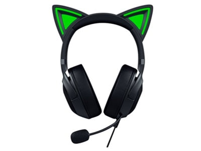 Razer Kraken Kitty V2 - Auricular - tamaño completo - cableado - USB - aislamiento de ruido - negro-1