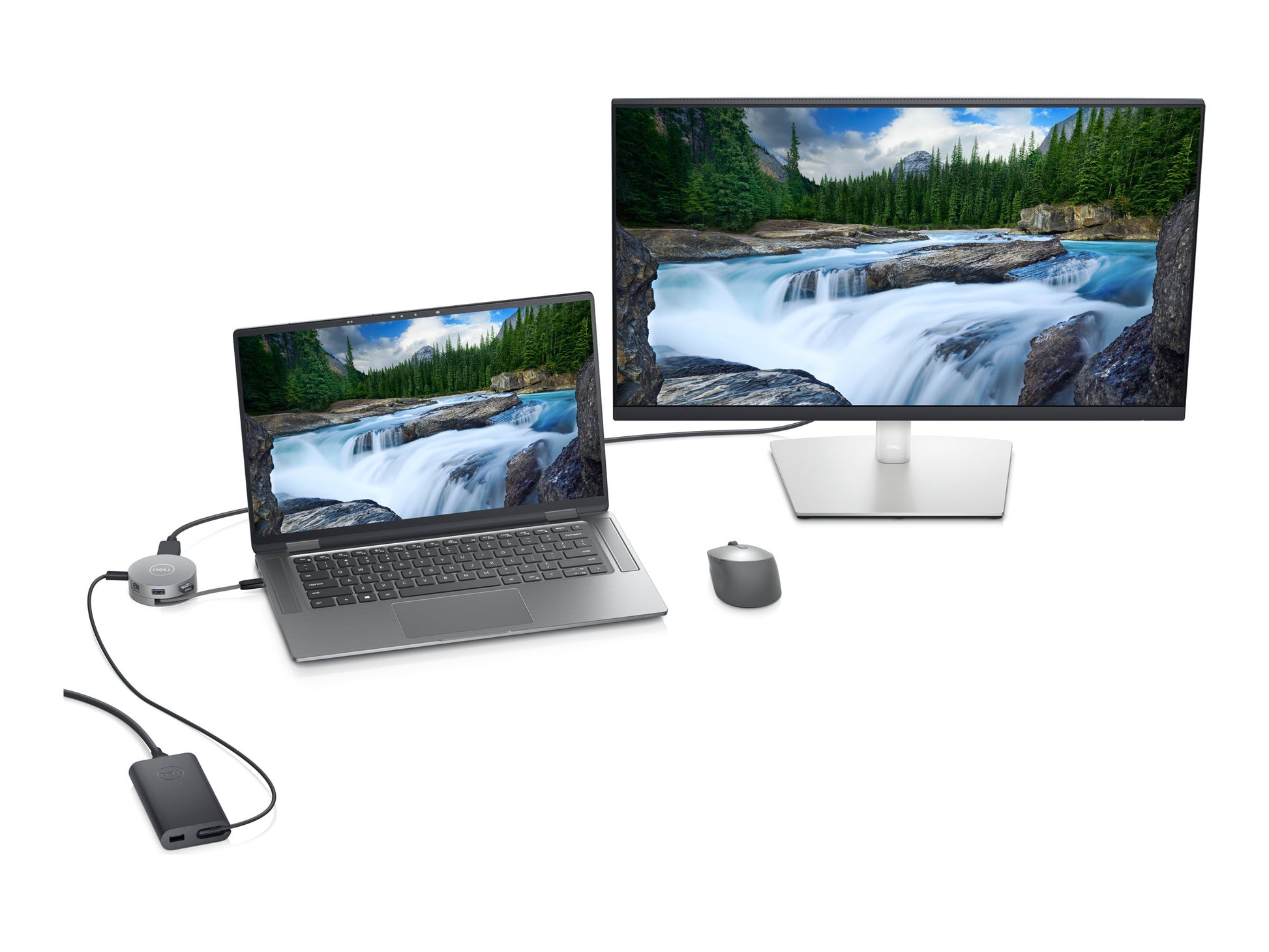 Dell 6-in-1 Multiport Adapter DA305 - Estación de conexión - USB-C - HDMI, DP, USB-C - 1GbE - con 3 años de garantía básica en el hardware - para Alienware x14 R1; Inspiron 14 54XX, 14 7420; Latitude 54XX, 7420; Vostro 5620; XPS 15 95XX-4