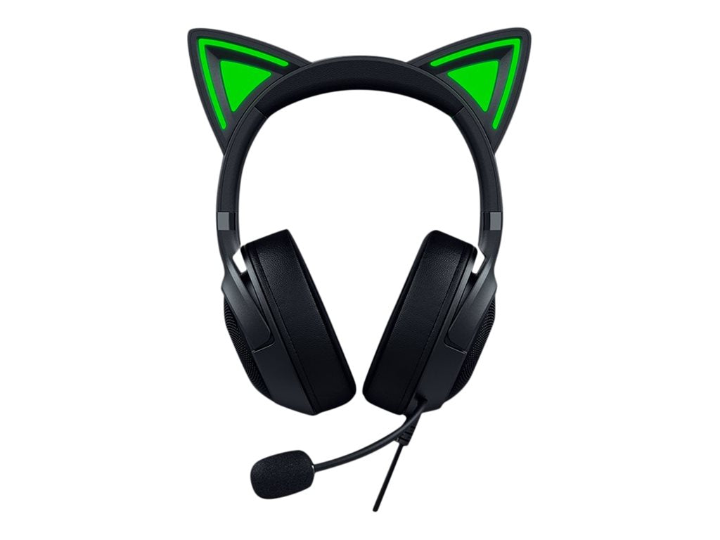 Razer Kraken Kitty V2 - Auricular - tamaño completo - cableado - USB - aislamiento de ruido - negro-13