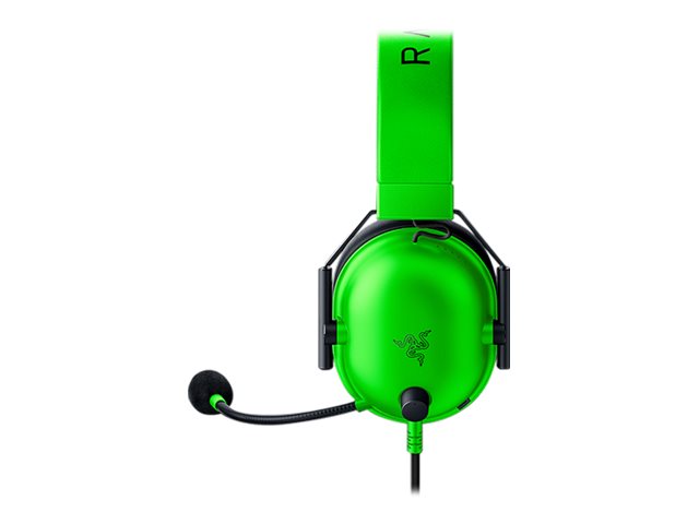 Razer BlackShark V2 X - Auricular - tamaño completo - cableado - conector de 3,5 mm - aislamiento de ruido - verde razer-25