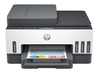 HP Smart Tank 750 All-in-One - Impresora multifunción - color - chorro de tinta - rellenable - Letter A (216 x 279 mm)/A4 (210 x 297 mm) (original) - A4/Legal (material) - hasta 13 ppm (copiando) - hasta 15 ppm (impresión) - 250 hojas - USB 2.0, LAN, Wi-F-4
