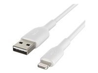Belkin BoostCharge - Cable Lightning - Lightning macho a USB macho - 2 m - blanco-3