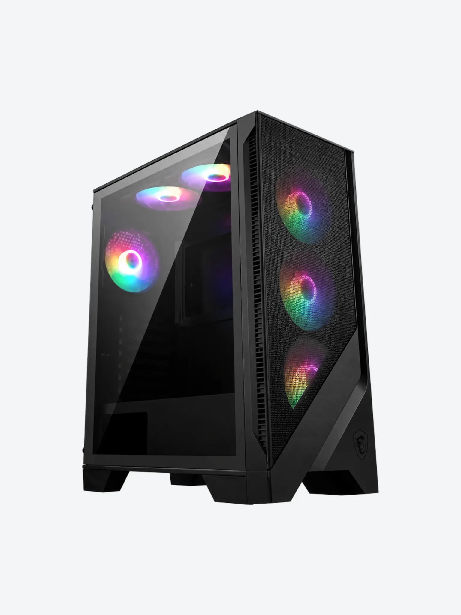 Case Gaming MSI MAGFORGE120 Mag Forge 120A con Vidrio Templado Color Negro