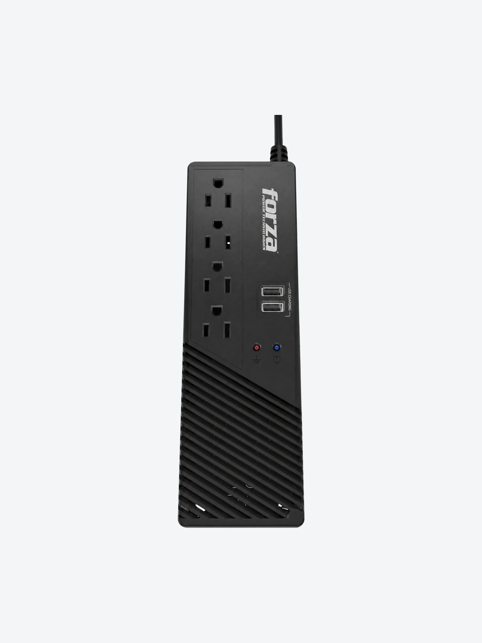 Regulador de Voltaje Forza FVR-1011USB 4 Toma Corrientes 2 USB 1000VA 500W