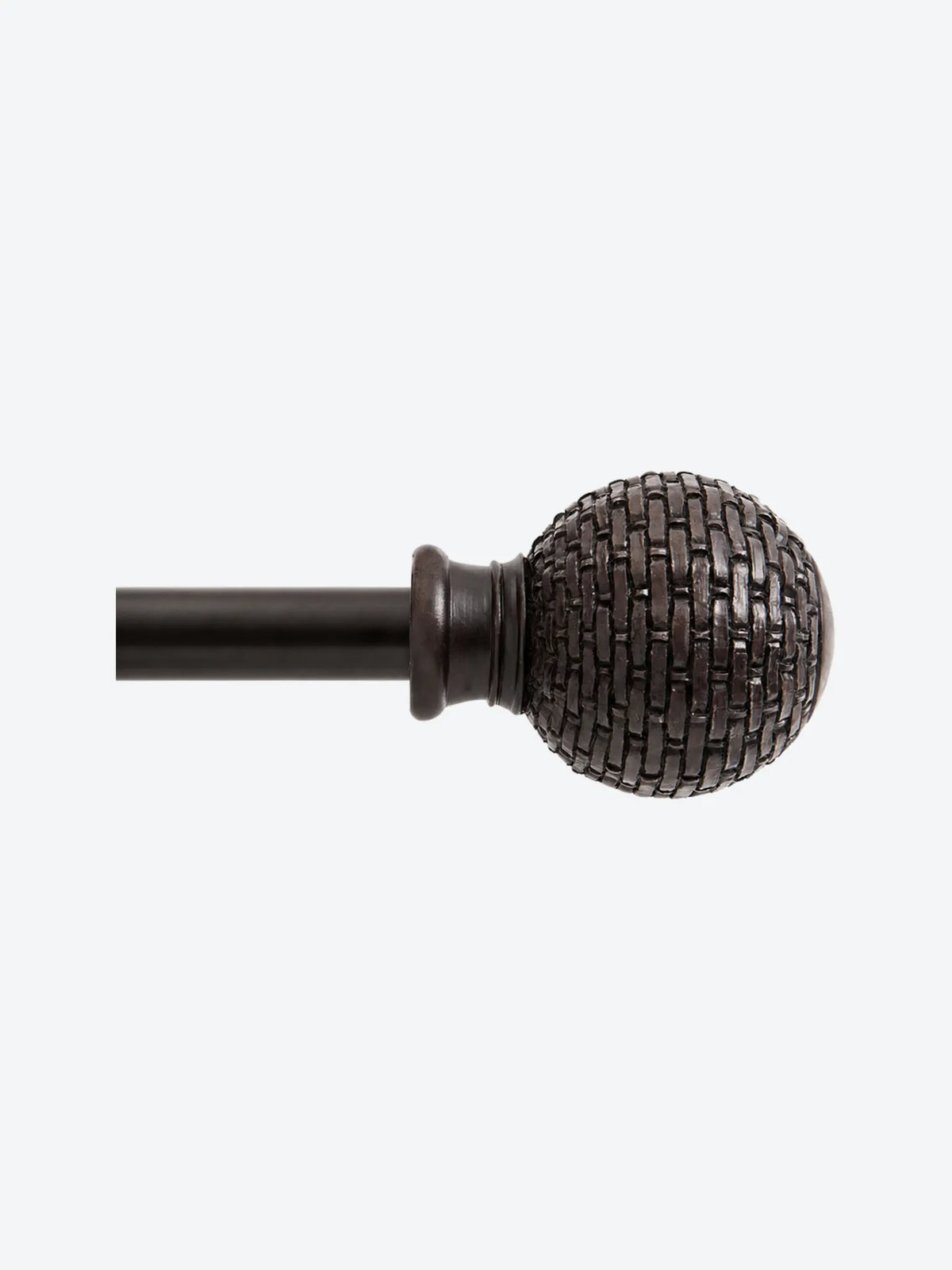 CORTINERO METALICO BOLA LABRADA 16MM, 122-218CM CAFA