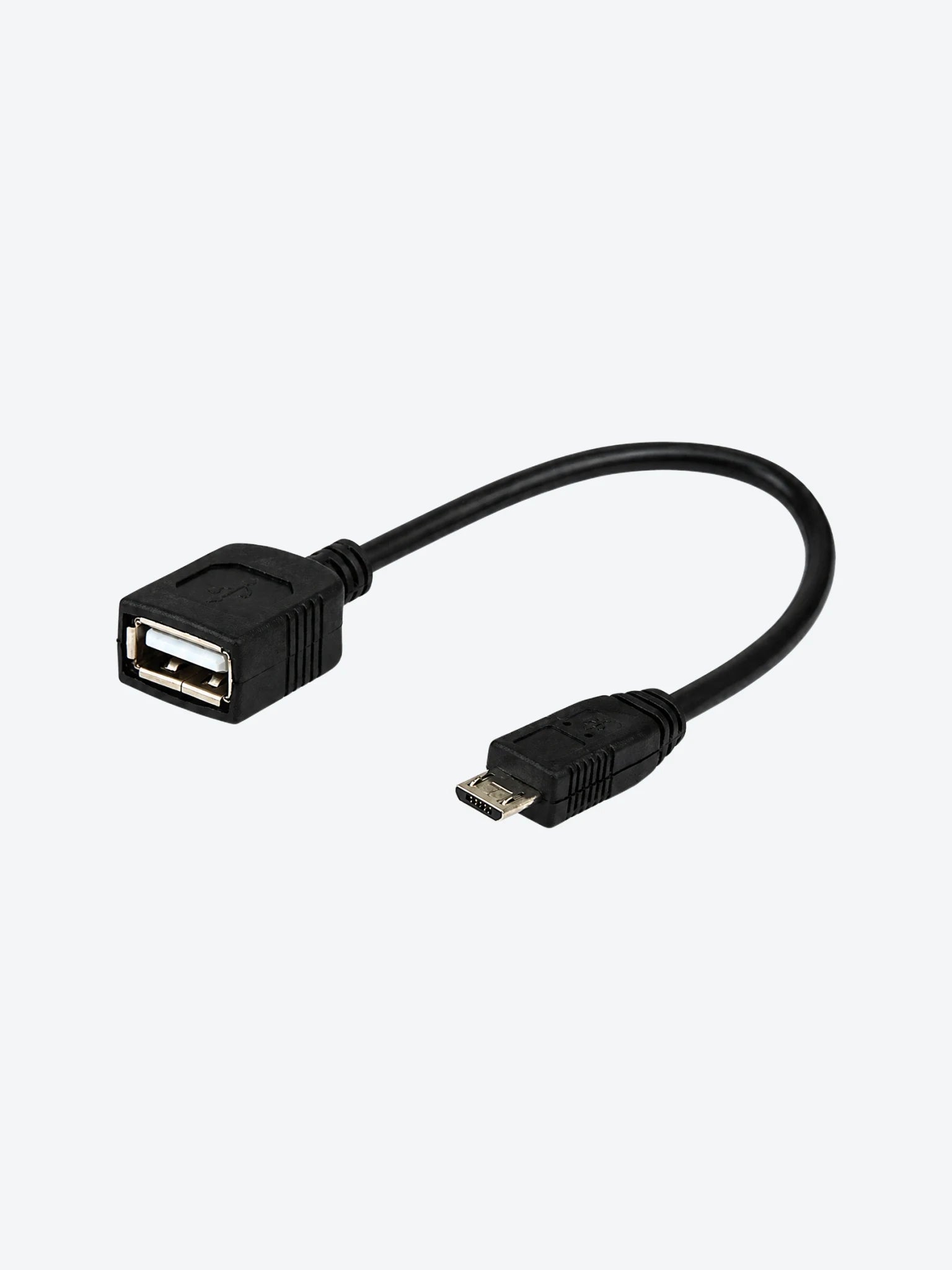 Cable Adaptador Argom ARG-CB-0051 Micro USB Macho A OTG USB Hembra 15cm