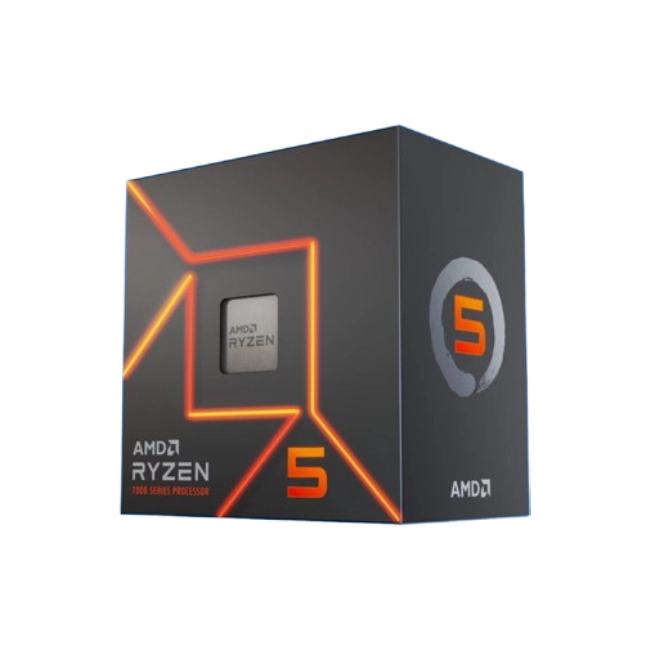 Procesador AMD Ryzen 5 7600 100-100001015BOX 6 Core 5.1GHz Max Boost 3.8GHz Base 38MB Cache Con Disipador