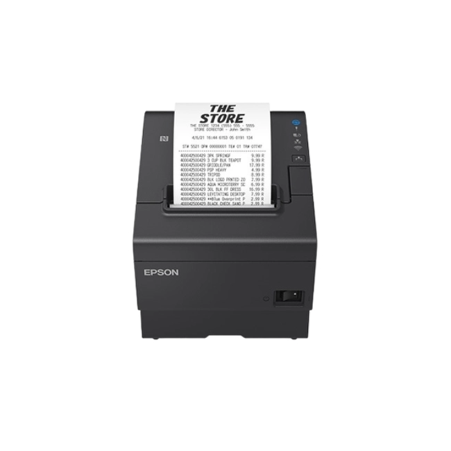 Epson - TM-T88VII - Impresora de recibos - Monocromo - Línea térmica - Rollo (7,95 cm) - 180 ppp - 500 mm/segundo - Wi-Fi / USB / LAN / Serial