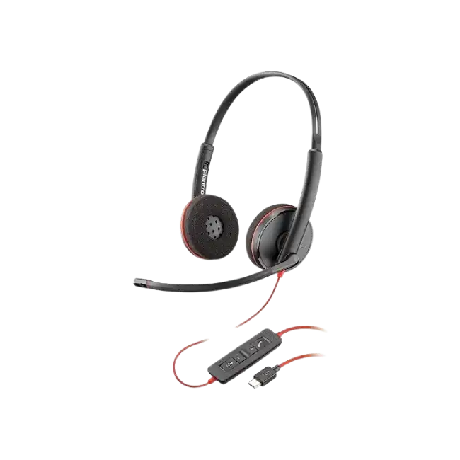 POLY - Headset - Wired - Blackwire 3220 Stereo USB-C He-2
