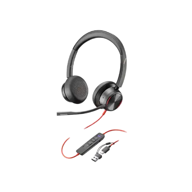 POLY - Headphones - Wired - Blackwire 8225 Stereo-1