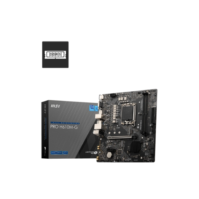TARJETA MADRE MSI PRO H610M-G DDR5 LGA 1700 MATX DDR5 911-7D46-204