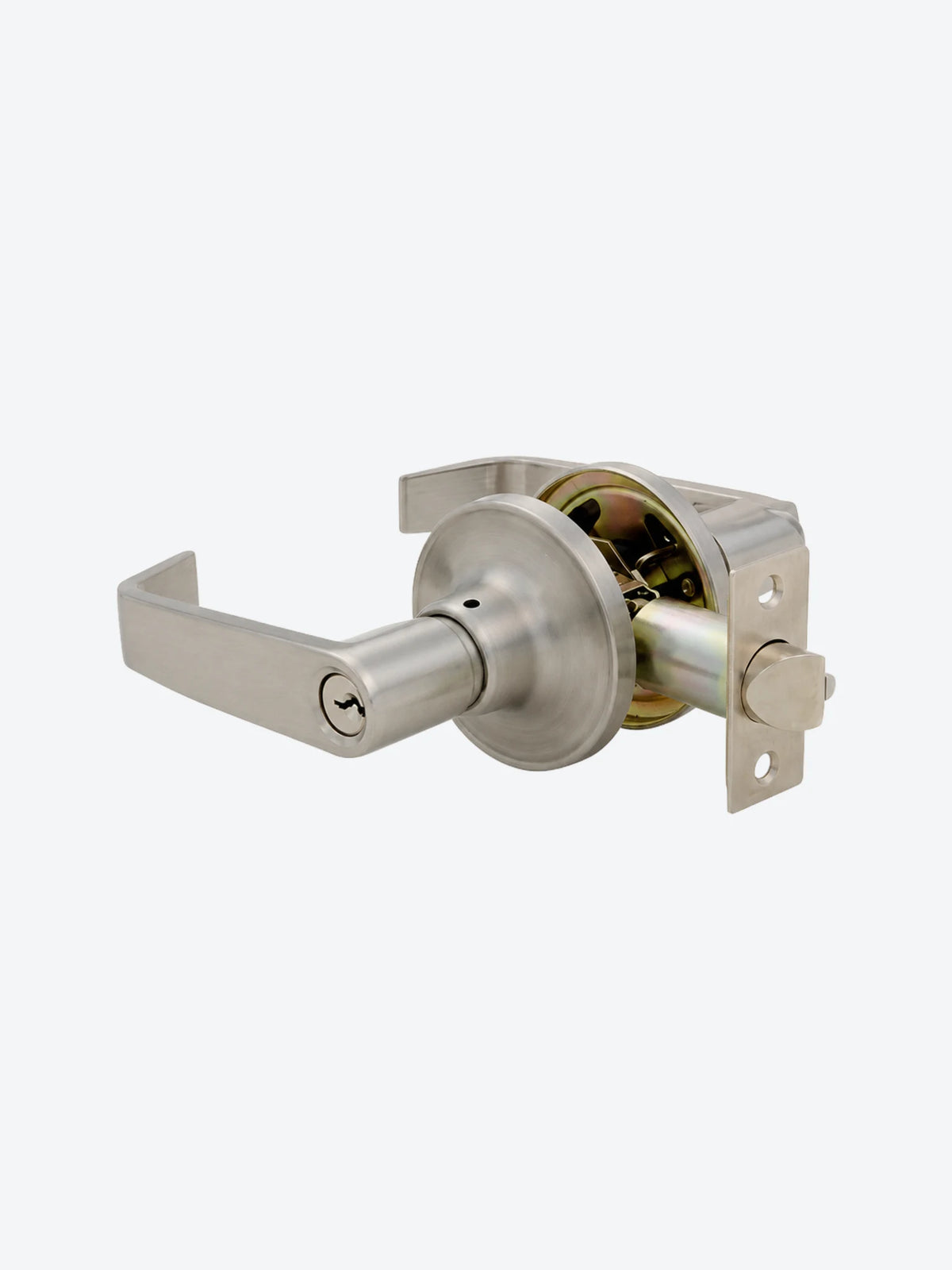 MANIJA LYON C/LLAVE NICKEL SATINADO 15 FANAL