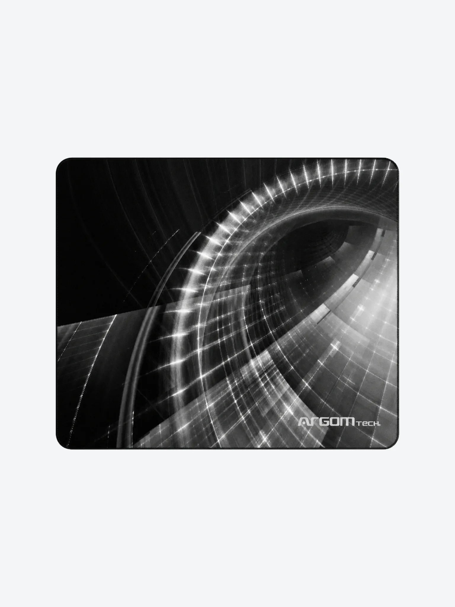 Mouse Pad Argom ARG-AC-1235WT Galaxia Base de Goma Antideslizante Color Negro-1