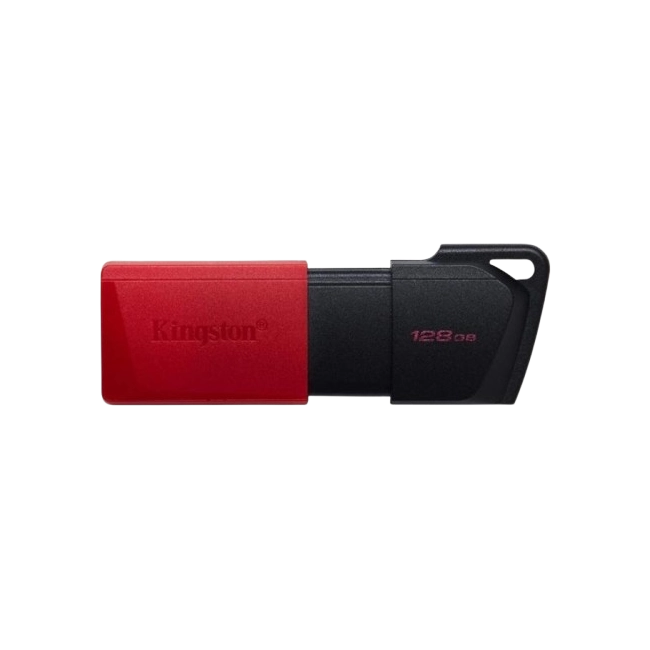 Memoria USB Kingston 128GB USB3.2 Gen1 DataTraveler Exodia M Color Negro con Rojo-1