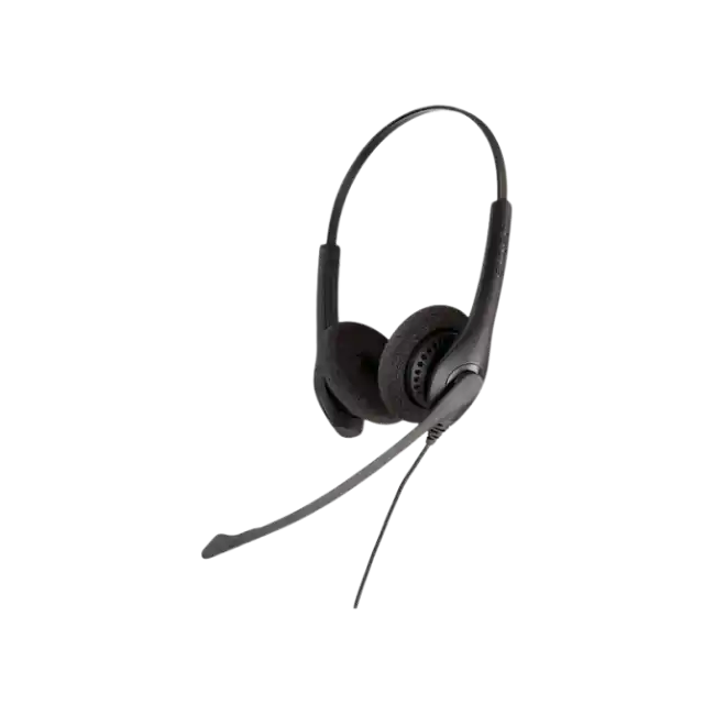 Headset Jabra 1519-0157 BIZ 1500 Duo Auricular Profesional con Microfono Cableado Quick Disconnect Color Negro-3