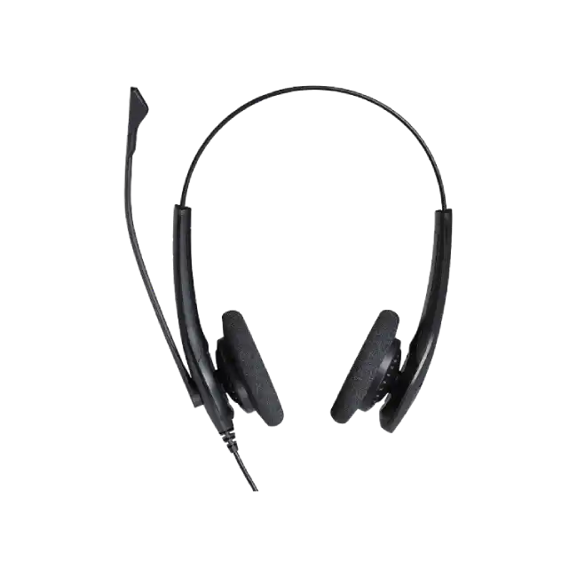 Headset Jabra 1519-0157 BIZ 1500 Duo Auricular Profesional con Microfono Cableado Quick Disconnect Color Negro-2